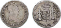 Mexico 1 Real Mexico Spanish colony 1819 JJ 1 Real - Fernando VII Silver (.903) Mexico City Mint 3.1g VF KM 83 -