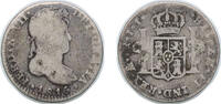 Mexico 1 Real Mexico Spanish colony 1816 JJ 1 Real - Fernando VII Silver (.903) Mexico City Mint 3.14g F KM 83 -