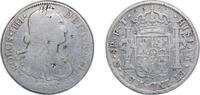 Mexico 8 Reales Mexico Spanish colony 1802 FT 8 Reales - Carlos IV Silver (.903) Mexico City Mint 26.12g VF Chinese Chopmarked KM 109 -