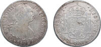 Mexico 8 Reales Mexico Spanish colony 1802 FT 8 Reales - Carlos IV Silver (.903) 26.89g XF KM 109 -
