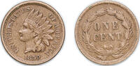United States 1 Cent United States Federal republic 1859 1 Cent Indian Head Cent (without shield) Copper-nickel (36400000) 4.67g XF KM 87 -