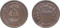 United States 2 Cents United States Federal republic 1864 2 Cents Union Shield Bronze (19847500) 6.22g XF KM 94 -