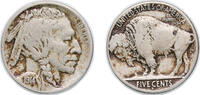 United States 5 Cents United States Federal republic 1914 S 5 Cents Buffalo Nickel (flat ground) Copper-nickel (3470000) 5g VF KM 134 Schön 132 -