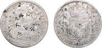 Mexico 8 Reales Mexico Spanish colony 1778 FF 8 Reales - Carlos III Silver (.903) Mexico City Mint 26.75g VF Chopmarked KM 106 -