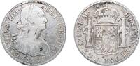 Mexico 8 Reales Mexico Spanish colony 1797 FM 8 Reales - Carlos IV Silver (.903) Mexico City Mint 26.55g VF Chopmarked KM 109 -