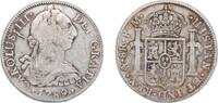 Mexico 8 Reales Mexico Spanish colony 1789 FM 8 Reales - Carlos III Silver (.903) 26.61g VF KM 106 -