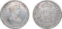 Mexico 8 Reales Mexico Spanish colony 1820 JJ 8 Reales - Fernando VII Silver (.903) 26.85g XF KM 111 -