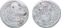 Mexico ½ Real Mexico Spanish colony 1796 FM ½ Real - Carlos IV Silver (.903) Mexico City Mint 1.43g F Damage KM 72 -