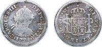Mexico ½ Real Mexico Spanish colony 1774 Mo FM ½ Real - Carlos III Silver (.903) Mexico City Mint 1.56g VF KM 69 -