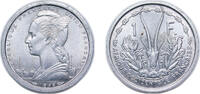 French West Africa 1 Franc French West Africa French colonies Federation 1948 1 Franc Aluminium Paris Mint (30110000) 1.3g BU KM 3 Schön 3 -