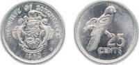 Seychelles 25 Cents 1982 Seychelles Republic 1982 25 Cents Copper-nickel... 4,40 EUR prix TTC + 10,00 EUR frais d'envoi