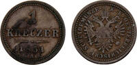Austria 1 Kreuzer Austria Empire Franz Joseph I 1851 A 1 Kreuzer -