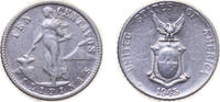 Philippines 10 Centavos 1945 D Denver Mint Philippines Commonwealth 1945... 4,40 EUR prix TTC + 10,00 EUR frais d'envoi