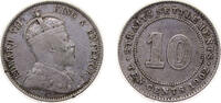 British Malaysia 10 Cents British Malaysia Straits Settlements British colony 1902 10 Cents - Edward VII Silver (.800) Royal Mint (Tower Hill) (6118000) 2 -
