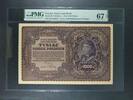 POLAND 1000 MAREK 1919 STATE LOAN BANK. Grid With Rounded Corners. PMG 6... 399,00 EUR  + 15,00 EUR frais d'envoi