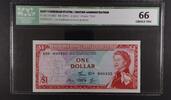 EAST CARIBBEAN STATES 1 DOLLAR 1965 BRITISH ADMINISTRATION ICG 66 109,00 EUR  + 15,00 EUR frais d'envoi