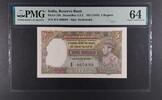INDIA 5 RUPEES RESERVE BANK. Deshmukh. -