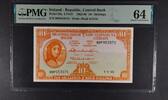 IRELAND 10 SCHILLINGS REPUBLIC, CENTRAL BANK. Head of Erin. -