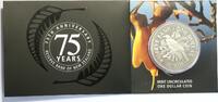 New Zealand Dollar 2009 Banque de réserve du 75e anniversaire unz 18,00 EUR  + 17,00 EUR frais d'envoi