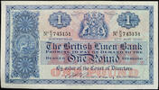 Scotland Pound The British Linen Bank -