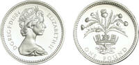 Great Britain Pound Scottish Thistle Design. -