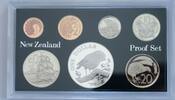 New Zealand set 1984 Chatham Island Black Robin bird coin set PP 34,00 EUR  + 17,00 EUR frais d'envoi