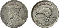 New Zealand Florin 1933 George V aUNC-EF 68,00 EUR  + 17,00 EUR frais d'envoi
