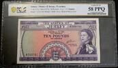 Jersey 10 Pounds 1972 PCGS Graded. CHOICE AU58 PPQ 239,00 EUR  + 17,00 EUR frais d'envoi