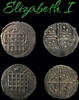 England Halfpennies 1581-1602 Queen Elizabeth I  400,00 EUR  + 17,00 EUR frais d'envoi