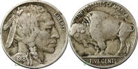 United States Buffalo Nickel 1918s American Bison Nickel, date difficile à trouver F-12