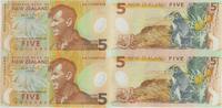 New Zealand 5 Dollars Numéro de Sir Edmund Hillary. -
