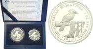 Australia Two and One Dollars Set, 2 coins, 2oz and 1oz. -