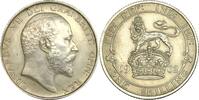 Great Britain Shilling 1902 Edward VII Matte FB