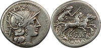 Italy AR Denarius B.C. 155 Aitilius Saranus gFine-VF 161,00 EUR  + 17,00 EUR frais d'envoi