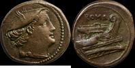 Italy Bronze Semuncia B.C. 215-211 Anonymous issue, rare this nice. gVF 268,00 EUR  + 17,00 EUR frais d'envoi