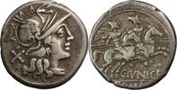 Italy AR Denarius B.C. 149 C.Junius. Roman Republic. gFine-Fine 158,00 EUR  + 17,00 EUR frais d'envoi