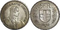 Switzerland 5 Francs 1939 Confederation gVF-EF 43,00 EUR  + 17,00 EUR frais d'envoi