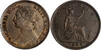 Great Britain Farthing 1884 Queen Victoria vz 33,00 EUR  + 17,00 EUR frais d'envoi