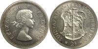 South Africa 2 Shillings 1953 Queen Elizabeth II aUC-UNC. 37,00 EUR  + 17,00 EUR frais d'envoi