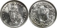 Switzerland 1 Franc 1964 Standing Helvetia st 34,00 EUR  + 17,00 EUR frais d'envoi