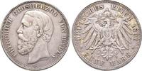 Baden 5 Mark Friedrich I. 1856-1907. Ohne Querstrich beim A. -