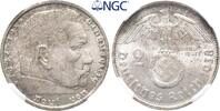 Drittes Reich 2 Mark 1938 B. Paul von Hindenburg. Vorzüglich-Stempelglan... 125,00 EUR  + 15,00 EUR frais d'envoi