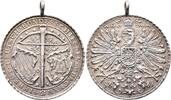 Bayern, München Stadt, Silbermedaille von O. Hupp, auf das 7. Deutsche Bundesschießen. -