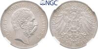 Sachsen 2 Mark 1901 E. Albert 1873-1902. Fast Stempelglanz / NGC MS 64 595,00 EUR envoi gratuit
