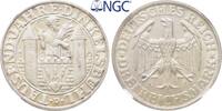 Weimarer Republik 3 Mark 1928 D. Dinkelsb&uuml;hl. Fast Stempelglanz / NGC MS... 795,00 EUR envoi gratuit