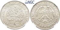 Weimarer Republik 5 Mark 1928 D. Eichbaum. Stempelglanz / NGC MS 65 550,00 EUR envoi gratuit