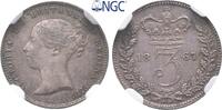 Gro&szlig;britannien Maundy 3 Pence 1867. Victoria 1837-1901. Vorz&uuml;glich-Stemp... 135,00 EUR  + 15,00 EUR frais d'envoi