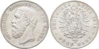 Baden 5 Mark 1876 G. Friedrich I. 1856-1907. Winz. Randfehler, kl. Kratz... 75,00 EUR  + 9,00 EUR frais d'envoi