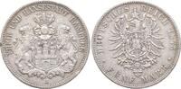 Hamburg Stadt 5 Mark 1875. Kl. Randfehler, sehr sch&ouml;n 70,00 EUR  + 9,00 EUR frais d'envoi
