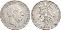 Sachsen 5 Mark 1875 E. Albert 1873-1902. Gereinigt, kl. Kratzer, kl. Ran... 70,00 EUR  + 9,00 EUR frais d'envoi
